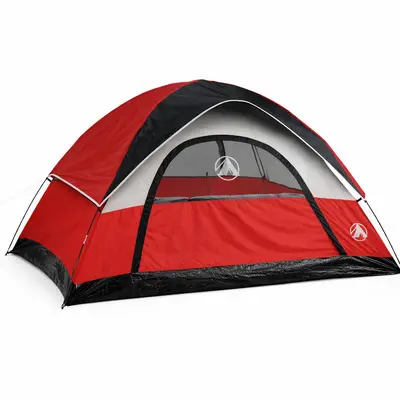 Preisvergleich fr Eurocatch Pop-up Kuppelzelt 240x210x130 cm - Wasserdicht  & UV-bestndig - 4 Pers, in der Farbe Weiss | Ladendirekt