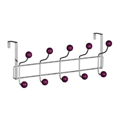 Premier Interiors Türgarderobe Mit 10 Haken - Bunte Kunststoffkugeln, Platzsparend & Dekorativ