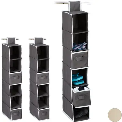 Hängeregal Kleiderschrank Schrank Hängefach Hängeaufbewahrung 6