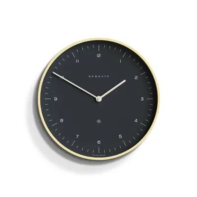 JONES CLOCKS® Mustard Wanduhr – Quadratisches Retro-Design, 25 Cm, Neo-mintgrün, Gut Lesbar