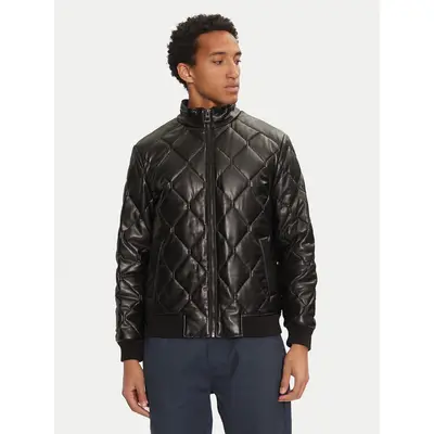 Guess Kunstleder Steppjacke Guess Trainingsjacke Herren